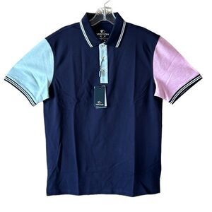 NEW Veboon Mens Cotton Flex Polo Shirt